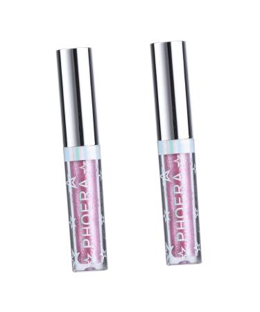 FRCOLOR 2pcs Liquid Eyeliner Sparkling Eyeliner Liquid Eyeshadow Glow Eye Powder Eye Shadow Symphony Metal