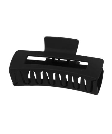 Hairstyle Hair Claw Frosted Shark Clip Women Plastic Anti-slip Teeth Strong Grip Back Head with Texture Scalp-friendly Black