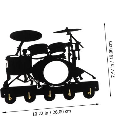 Zerodeko Hook up Towels Wooden Hangers Key Keychain Hooks for Hats Wooden Hooks Rack Metal House - Buy Online on GoSupps.com