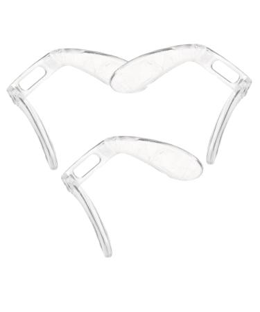 BUIFULSIC 4 pieces glasses Nasal pads glasses cushion Nose support to cycle nose support cushions Travel containers for wet wipes Air chamber-nose pads slippery slide-resistant matt hard plastic