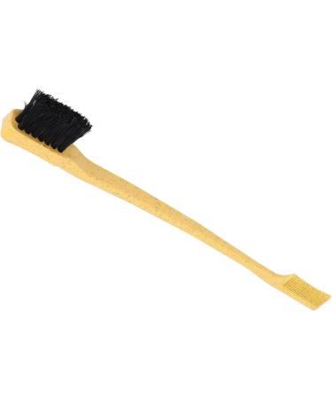 Qukaim Lash Comb Eyebrow Brush Double Head Wheat Makeup Beauty Tool Yellow Eyelash Comb - Buy Online on GoSupps.com