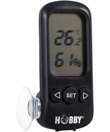 Hobby Terra Check - Digital Hygrometer Thermometer with Suction Cup for Accurate Readings | International Shipping Available - Buy Online on GoSupps.com
