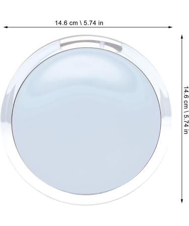 FOMIYES 5X Magnifying Travel Makeup Mirror with Suction Cup | Anti-Mist 5.74in HD Wall Round Mirror | Portable Bathroom Shaving Makeup Mirror - Buy Online on GoSupps.com