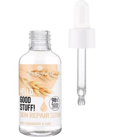 essence Hello Good Stuff Repairing Facial Serum White Nourishing Restorative Translucent Vegan Oil-Free Paraben-Free Microplastic-Free 30ml - Buy Online on GoSupps.com