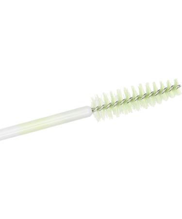 Mascara Brush Disposable Eyelashes Brush Hygienic Fiber Brush Head for Women Female(Green) - Buy Online on GoSupps.com