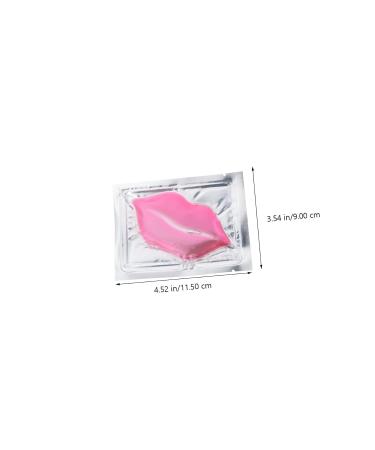 SOESFOUFU 20pcs Collagen Lip Mask Pads Moisturizing and Exfoliating Treatment for Smooth Plump Lips Gentle Formula for All Skin Types Anti-wrinkle and Hydrating Essence - Buy Online on GoSupps.com