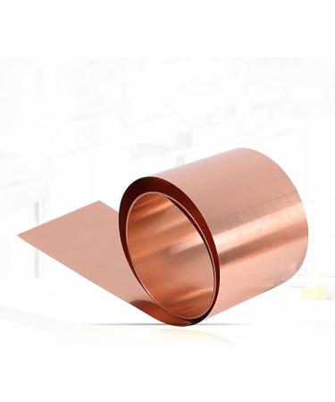 HJYPDMJ Copper Strips Copper Foil Coils Copper Sheet Metal Foils Widely Used In Building Decoration Industry For Heat Conduction(Size:0.4x200x1000mm) - Buy Online on GoSupps.com