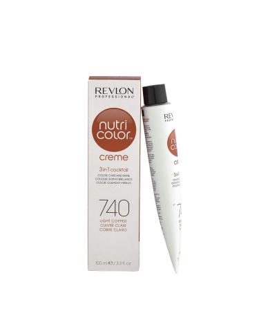 REVLON PROFESSIONAL Nutri Color Creme 740 Light Copper 100 ml - Vibrant Hair Color for All Hair Types - International Shipping Available - Buy Online on GoSupps.com