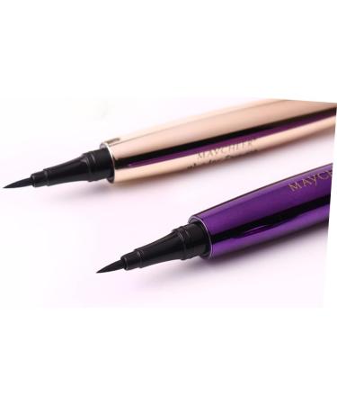 FOMIYES 2pcs Liquid Eyeliner Pencil Girl Eyeliner Women Eyeliner Eyeline Pencil Makeup No Smudge 1 count (Pack of 1) Purplex2pcs - Buy Online on GoSupps.com