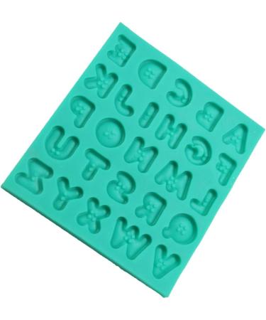 NUOBESTY 2pcs Candy Molds Letter Chocolate Mold Fondant Mold Soap Silicone Molds Silicone Molds for Soap Silicone Soap Molds Silicone Molds for Chocolate Shortbread Cake Mold Crystal Greenx2pcs 12x13cmx2pcs - Buy Online on GoSupps.com