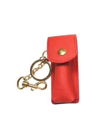 Lipstick Keychain Holder Lip Balm Keychain Lipstick Holder for Purse Storage Bag Lip Pouch Bags for Women (Color : Red Size : 2pcs) 2pcs Red