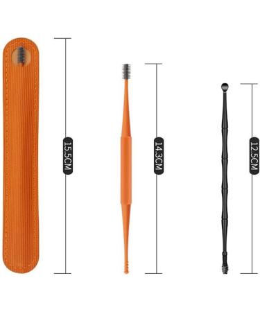 SSWERWEQ Ear wax removal tool 360 Swab Ear Wax Removal Tool Ear Cleaning Sticks Earpick Remover Silicone Ear Pick Double Ear Cleaner (Color : Schwarz) Black - Buy Online on GoSupps.com