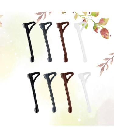 Lurrose Silicone Temple Tips - 4 Pairs Glasses Tube Holders & Ear Pads | Anti-Slip Glasses Band Holder for Comfort & Stability - Buy Online on GoSupps.com