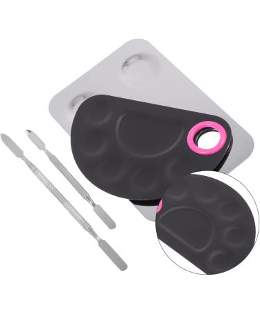 Beaupretty 1 Set Palette Manicure Paint Trays Nail Paint Display Boards Manicure Display Boards Salon Manicure Paint Boards Nail Paint Mixing Boards Stainless Steel Nail Polish Make up 15X10X0.5CM Silver - Buy Online on GoSupps.com