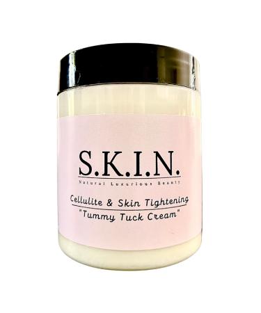 100% Natural Cellulite & Tightening Tummy Tuck 8oz Handmade S.K.I.N. Cream for Tightening Cellulite Reduction Smoothness Visible Vitality and Brightness |100% Natural Premium Quality Product | Chemical Free |Made with Passion and Love| S.K.I.N. by Ezgi |
