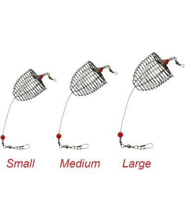 10pcs Stainless Steel Carp Fishing Bait Trap Cage - 4.0cm Dia Medium Sized Fishing Gear Tackle Accessories - Buy Online on GoSupps.com
