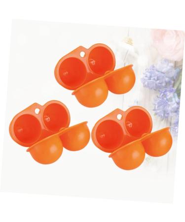 GLEAVI 3pcs Eggs Egg Rack for Refrigerator Fridge Egg Holder Portable Egg Case Container Egg Tray Outdoor Random Color 11.5X7X7cm - Buy Online on GoSupps.com