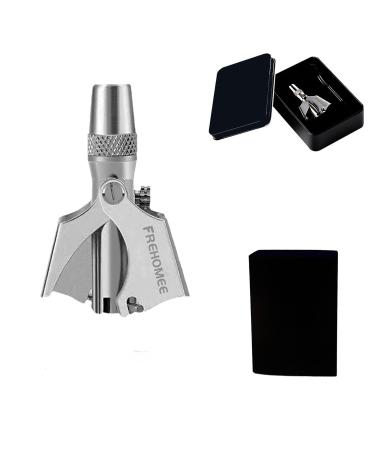 Freehomee manual nose hair cutter with thread protection cap for men and women no battery required trimmer for nose ear mustache and mustache stainless steel waterproof premium edition - Buy Online on GoSupps.com