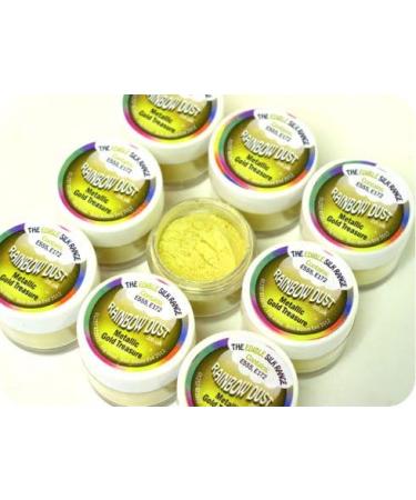 Rainbow Dust Metallic Gold Treasure Edible Silk Range by Classikool  - Buy Online on GoSupps.com