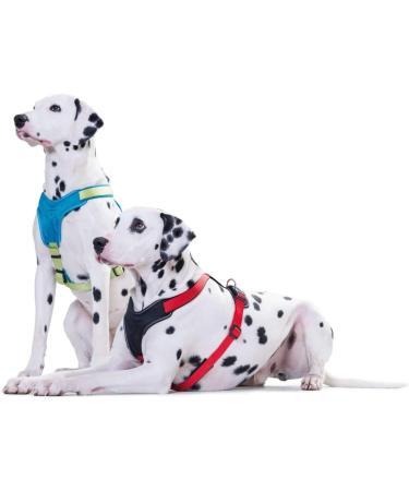 HUNTER NEOPRENE Dog Harness - L-XL (77-100 cm) Nylon & Padded Red/Black - International Shipping Available - Buy Online on GoSupps.com