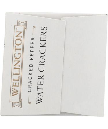 Wellington Cracker Water Cracked Pepper 4.40 oz - Delicious Gourmet Crackers - Buy Online on GoSupps.com