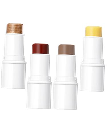 BIUDECO 1 Set Contour Stick Contouring Stick Highlighter Stick Makeup Stick Contour Kit Stick Highlighter Blush Stick for Cheeks Highlighters Makeup Face Highlighter Cream Blush Stick