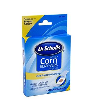 Dr. Scholl's OneStep Corn Removers 6 Each ( Pack of 4)
