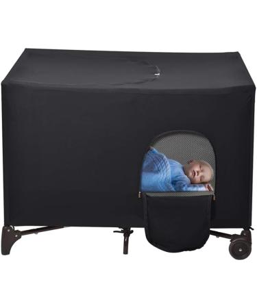 Crib Tent Cover Stretchy Blackout Tent for Pack N Play  Bed Darkening Cover Tent for Indoor or Outdoor Portable to Sleeping or Play - Buy Online on GoSupps.com
