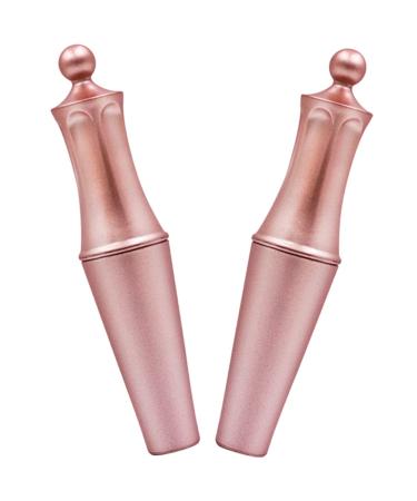 BIUDECO 2pcs Liquid Eyeliner Makeup Mascara Fakeaway Gel Refillable Accessories Eyelashes Titanium Oxide