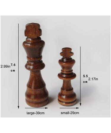 Chess Set Board with Portable Folding Board Travel Toy Family Games Outdoor Indoor Board Game (Size : Large) (Large) - Buy Online on GoSupps.com