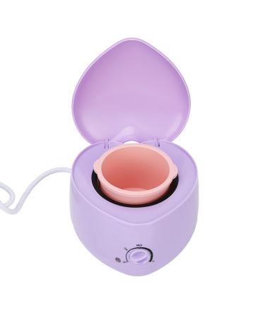 Heart-shaped mini wax warmer quick heating easy operation silicone internal pot for easy cleaning portable size excellent ABS ideal for beauty salon EU plug 220V