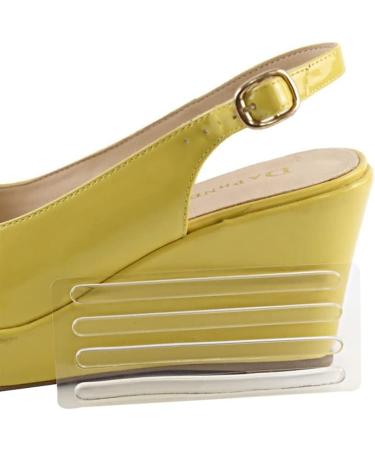 Premium GEL Heel Cushion Inserts - Anti-Wear Non-Slip Protectors for Men | Plantar Fasciitis Relief & Dry Cracked Heels Support | Medium Size Clear - Buy Online on GoSupps.com