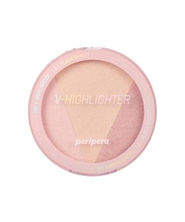 Peripera Ink V Sculpting Face Highlighter - Creates Deep, Bright & Youthful Skin - Glow Shot - 8.2g