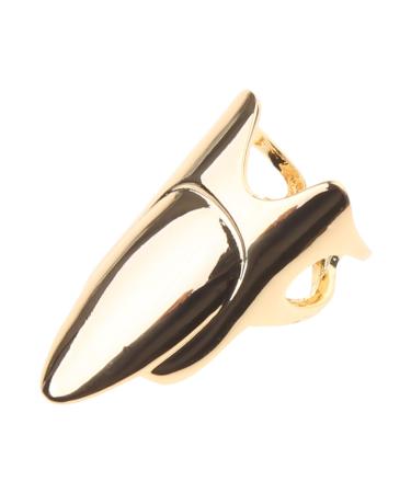 HUIFACAI Adjustable Finger Nail Art Finger Rings Women Girl Gifts Jewelry Nail Rings Adjustable Fingertip Rings Alloy Material Gold