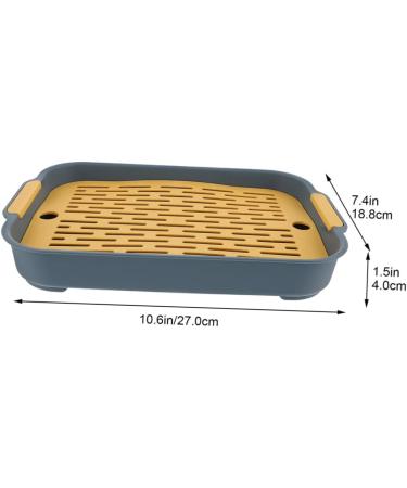 GREENADSCAPE 2pcs Box Rabbit Toilet Square Toilet Hamster Toilet Rabbit Bed Pet Litter Pan Trainer Guinea Pig Pp 27X18.8X4CM As Shown 2 - Buy Online on GoSupps.com