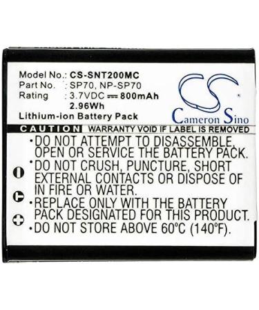 3.7V 800mAh Battery Replacement for Sony Bloggie MHS-FS2/F3/TS20 - SP70A 4-261-368-01 - Buy Online on GoSupps.com