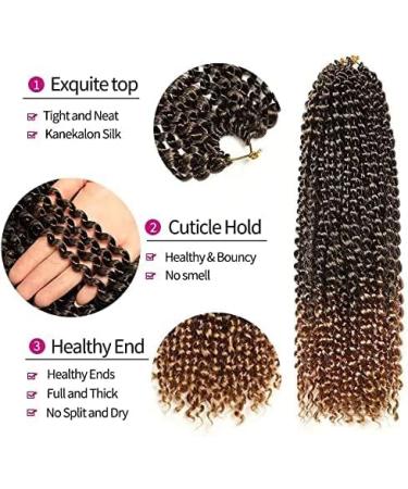 Buy Passion Twist Hair - 18 Inch Faux Locs Crochet Extensions | T27 & T1B-27# | 6 Packs Economy Bundle for International Shipping - Buy Online on GoSupps.com