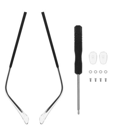 Gleavi glasses 1 pair of glasses accessories sunglasses arm legs sunglasses ear covering replacement glasses frame bracket glasses repair accessories.