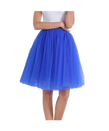 Hehiy dance rock sequins tulle skirt women carnival costume 3-layer short ballet dance dress 50s petticoat tutu underRock party ball dress evening dress tutu short tulle rock white tulle rock women 80s long dark blue l