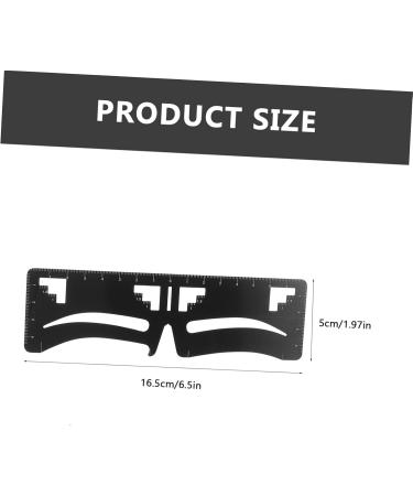 Didiseaon 6 Pcs Eyebrow Ruler Practical Female Makeup Tool Eyebrow Tools Eyebrow Shaper Eyebrow Card Make up - Buy Online on GoSupps.com