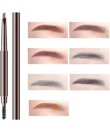 Maedack Eyebrow Pen - 1PCS Makeup Double Head Automatic Eyebrow Pencil Natural Waterproof Lasting Eyebrow Pen with Eyebrow Brush brown - Buy Online on GoSupps.com