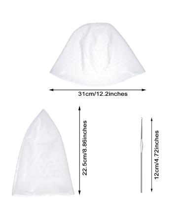 FRIUSATE 2-Piece Silicone Hair Coloring Highlighting Cap Set with Hook, Gloves, and Brush - Salon Quality Hair Highlighting Kit for Women and Men - Buy Online on GoSupps.com
