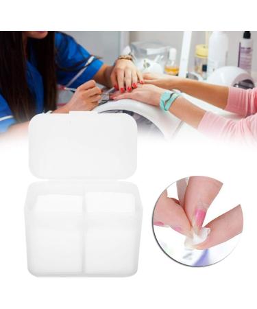  Stylebest 2-Grid Nail Art Storage Box Organizer Container with Transparent Lid for Nail Polish Remover Pads Beads Beauty Salon - Buy Online on GoSupps.com