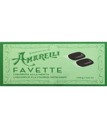 Amarelli - Favette -Liquorice Broken in Small Pieces Flavored with Mint - 2x100 gr