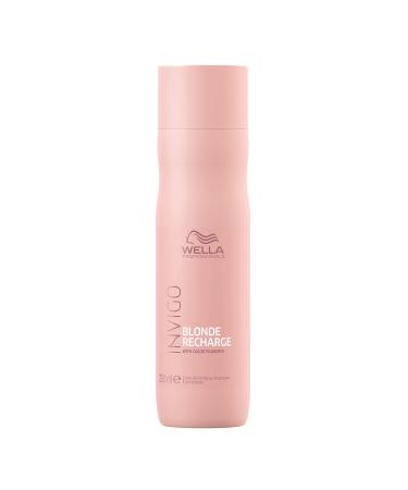 Wella Professionals Invigo Blonde Recharge Cool Blonde Shampoo  Refresh and Maintain Blonde Color  Rid Brasiness  10.1oz