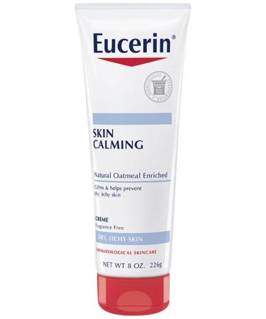 Eucerin Skin Calming Fragrance Free Cr me 8 Oz Unscented 8 Ounce (Pack of 1)