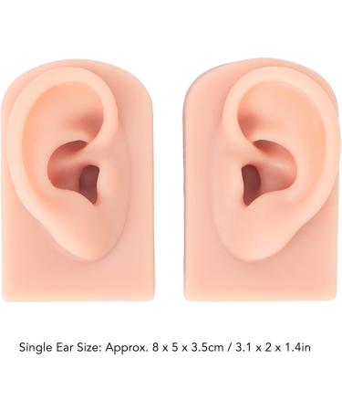 Silicone Piercing Model - Versatile Ear Model for Hospitals & Teachers (Light Skin Color) | International Shipping Available - Buy Online on GoSupps.com