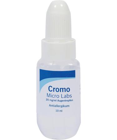 Cromo Micro Labs 20 mg/ml Eye Drops - Relief for Irritated Eyes in Hay Fever & Allergies - 10 ml - Buy Online on GoSupps.com