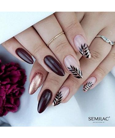 SEMILAC Gel Nail Polish - Colour 284 Cooking Time | UV LED Lamp Soak Off | Long lasting and easy to apply gel nails | nail gel for home and professional use - Buy Online on GoSupps.com