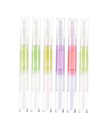 Ipetboom 6pi ces Huile Nourrissante Pour Stylo De Manucure Pour Cuticules Et S ch s R paration Et Hydratation Pratique Et Portable Style Mixte